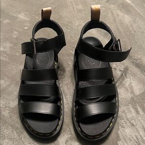 Dr. Martens Black Sandals